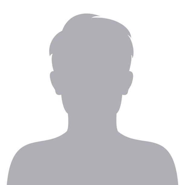 Grauer Avatar-Silhouette einer Person auf weissem Hintergrund.